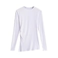 thumbnail image 1 of LIaqionyy Womens Cotton Tops Lightweight Undershirt Winter Underwear Crew Neck Base Layer Long Sleeve Clothes, 1 of 7