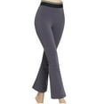 thumbnail image 1 of LIaqionyy Womens Flare Leggings High Waisted Bootcut Wide Leg Workout Casual Exercise Activewear Yoga Pants, 1 of 3