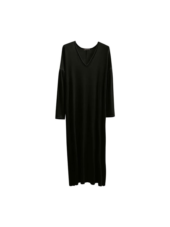 Womens Long Sleeve Nightgown Plus Size Sleepwear Nightdresses Soft Ladies Night Gown Sleepshirts