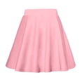 thumbnail image 1 of LIaqionyy Womens Skirts Casual Loose Mini High Waist Flared Flowy Skater Summer Solid Color Womens Short Skirt, 1 of 5