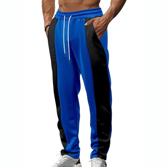 LIaqionyy Workout Pants for Mens Athletic Drawstring Gym Joggers Running Sweatpants Casual Pant with Pockets