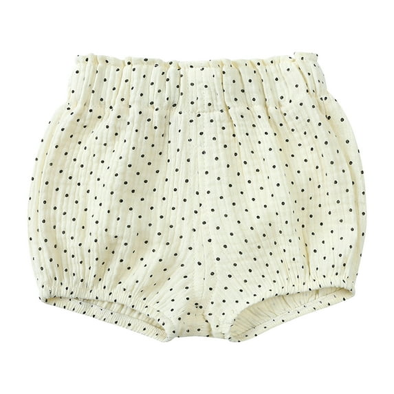 LIhncine Baby Bloomers for Toddler Girl Boy Ruffle Diaper Covers Cotton Linen Cute Loose Harem Shorts Underwear