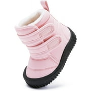 LIhncine Baby Snow Boots Water-Resistant Winter Boots for Toddlers 12-18 Months,1-4Years