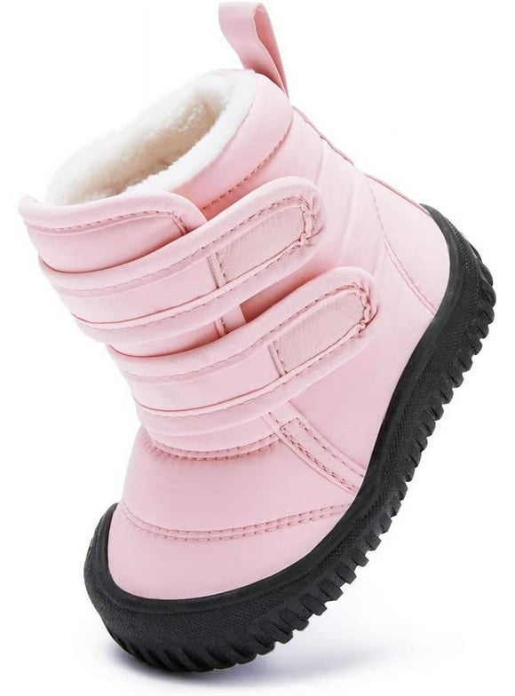 LIhncine Baby Snow Boots Water-Resistant Winter Boots for Toddlers 12-18 Months,1-4Years