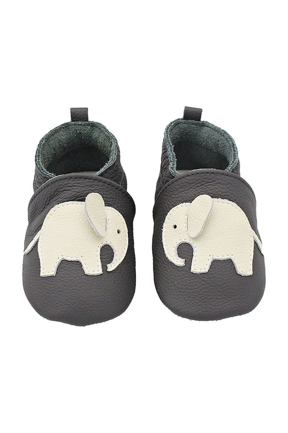 LIhncine Baby Soft Leather Shoes Soft First Walking Shoes Crib Shoes for Toddlers