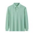 thumbnail image 1 of LIhncine Boys' Girls Long Sleeve Polo Shirts School Uniform Polo Shirts Comfortable Button Down Shirts, 1 of 4