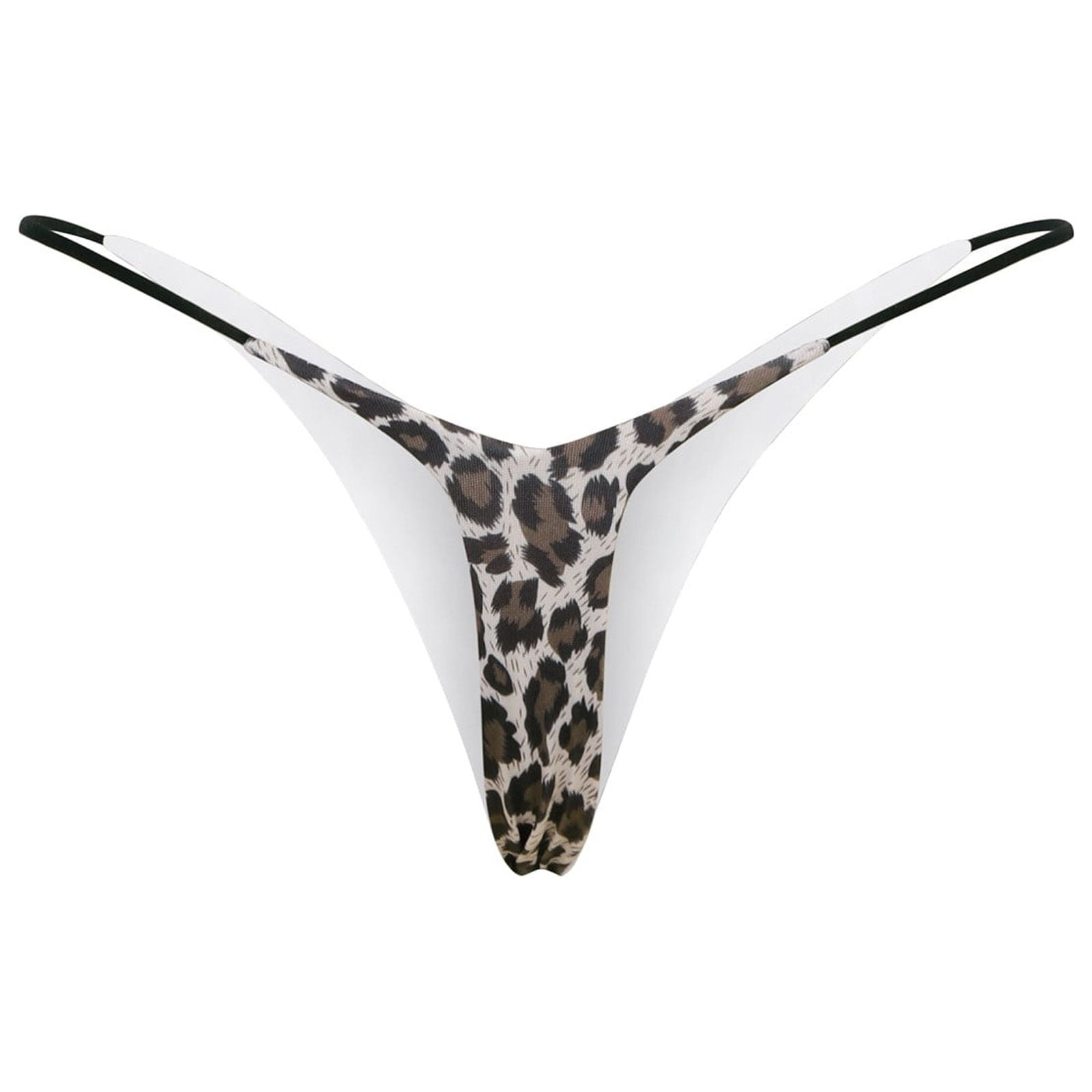 LIhncine Panties for Women Pack Women's Sexy Thong Low Rise Double ...