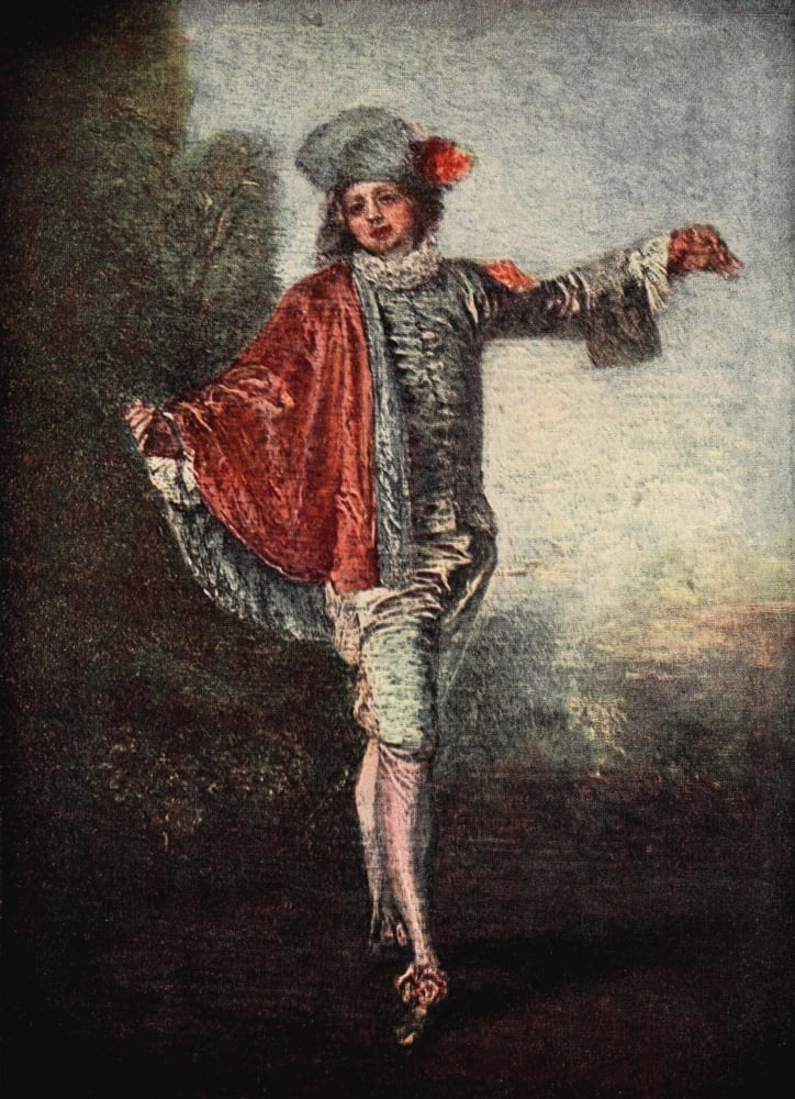 LIndifferent Watteau 1910 Canvas Art - Antoine Watteau (24 x 36)