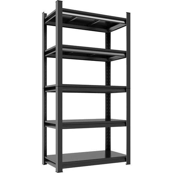 LInyy Metal Garage Shelving Unit, Heavy Duty 5-Tier Adjustable Storage Rack, Steel Shelving,2000 lbs Capacity, Industrial Shelves for Heavy Tools and Equipment (5-Tier 54" H x20 W x 14" D)