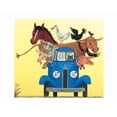 LIttle Blue Truck Edible Image Icing Cake Topper for Quarter Sheet Cake ...