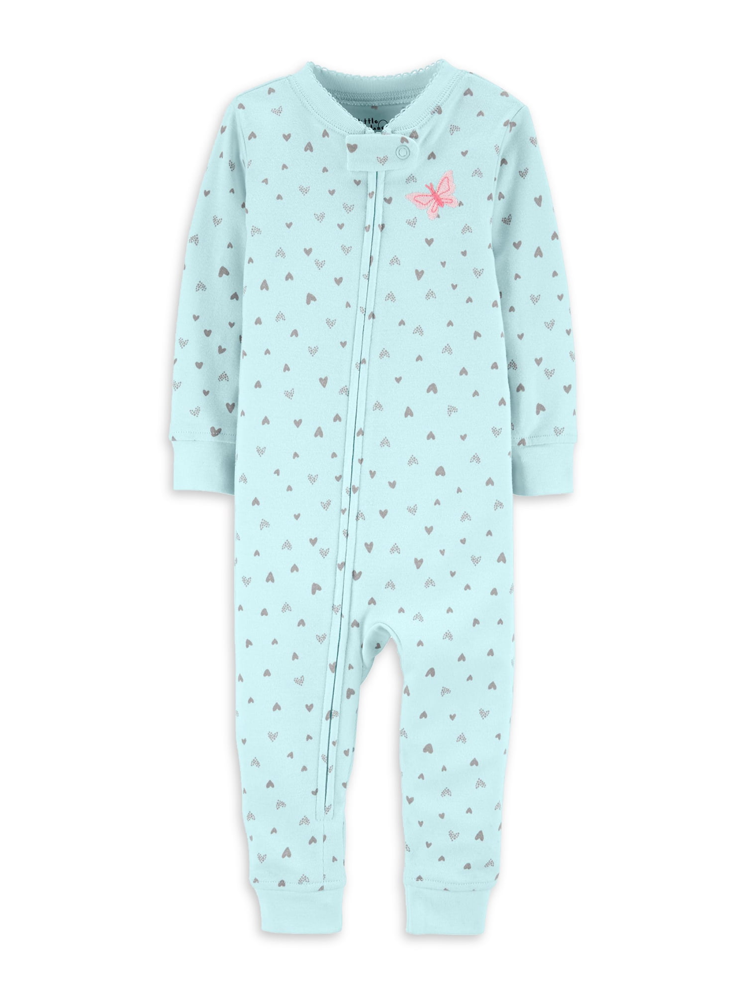 LIttle by Carter's Baby Girls 1Piece Snug Fit Organic Cotton