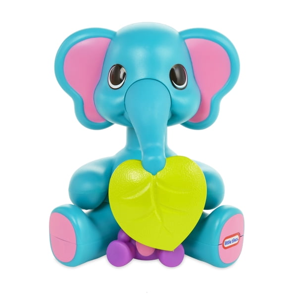 チャイルドブレッスル Little Tikes Peeky Pals Elephant Press & Spin for Preschool