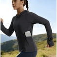 thumbnail image 1 of LJEFF Womens UPF 50+ Sun Protection Hoodie, Thumb Holes Side Phone Pocket Long Sleeve Long Sleeve Lightweight Hiking Shirt for Womens Gray, 1 of 10