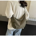 thumbnail image 1 of LJMsdf Minimalist Nylon Hobo Crossbody Bag, 14.96x13x3.54in Spacious Multi-Pocket Shoulder Bag with Adjustable Strap, 1 of 6