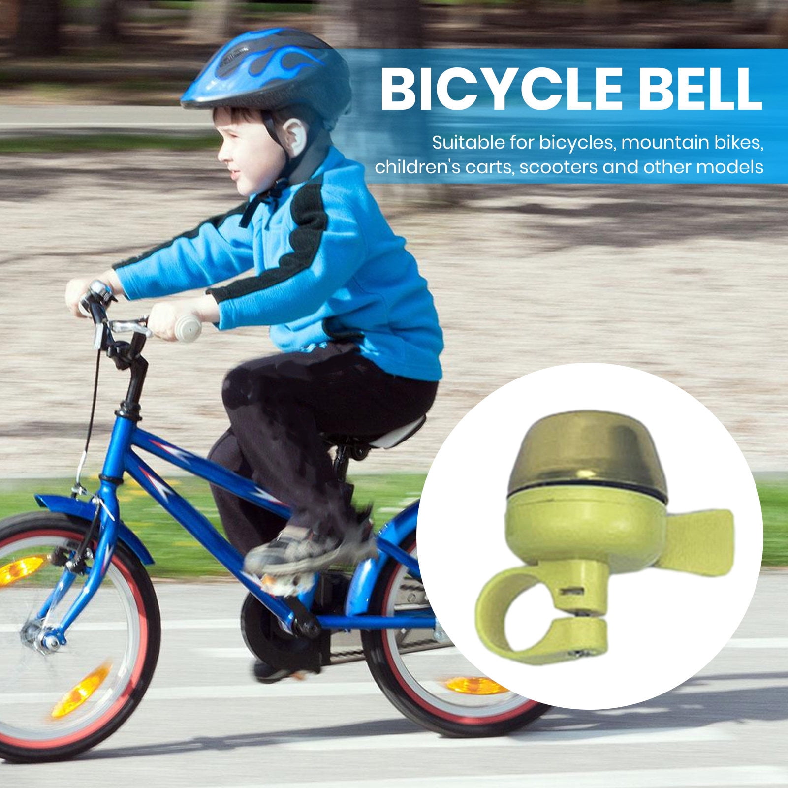 LJNYFDC Crisp Sound Bicycle Bell Bicycle Bell High Decibel Crisp Sound Simple Installation MTB