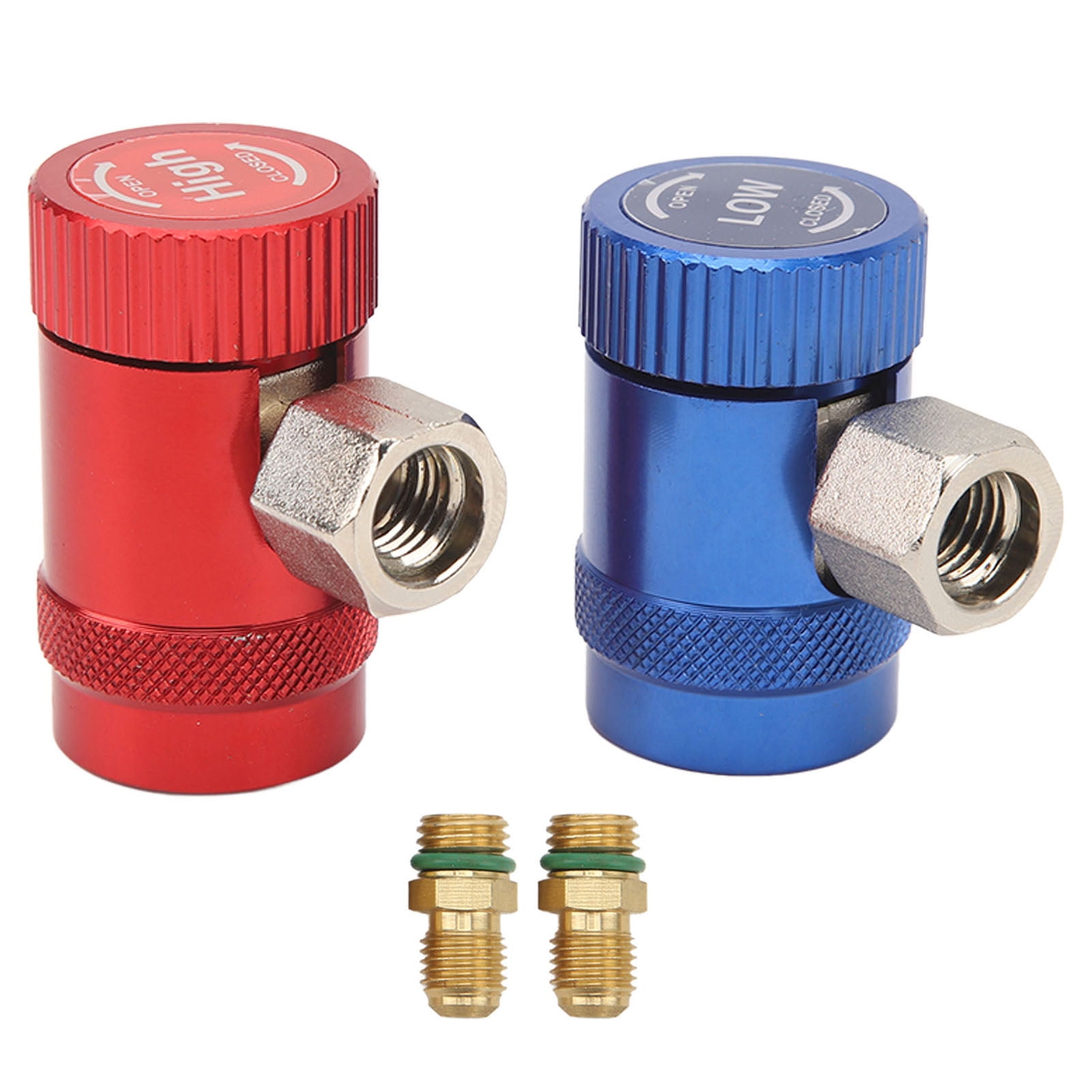 LJT 2Pcs R1234yf Quick Couplers 1/4 Inch Male Port High Or Low Side