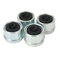 LJT 4pcs 1.98in Trailer Bearing Dust Cap Trailer Axle Oil Cap with