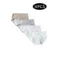 thumbnail image 1 of LJVOGUES 4 Pack Period Underwear for Women, Medium Waisted Teen Period Panties, Cotton Underwear for Menstrual, Postpartum, Maternity, 1 of 6