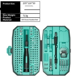 LJing 152 in 1 Precision Screwdriver Set, Computer & Laptop Repair Tool Kit, Magnetic Micro Screwdriver Set For Game Console, Glasses & Jeweler