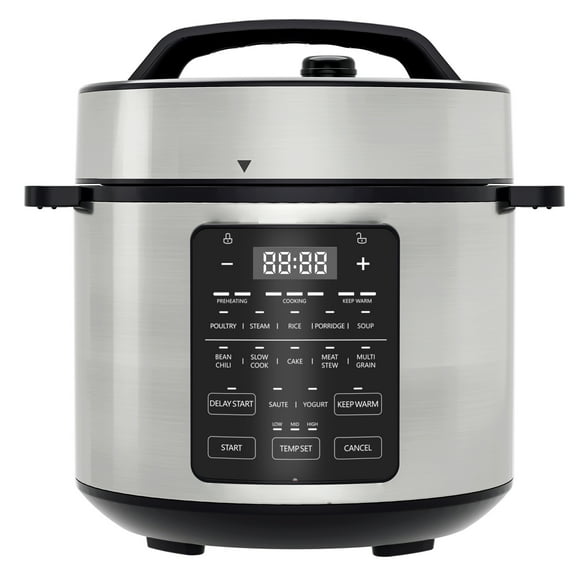 (LK-LTD)--9 In 1 Electric Pressure Cooker, Warmer & Sterilizer, Saute, Slow Cooker, Rice Cooker, Multi-Functional Smart Pot**--（ d585jk']）