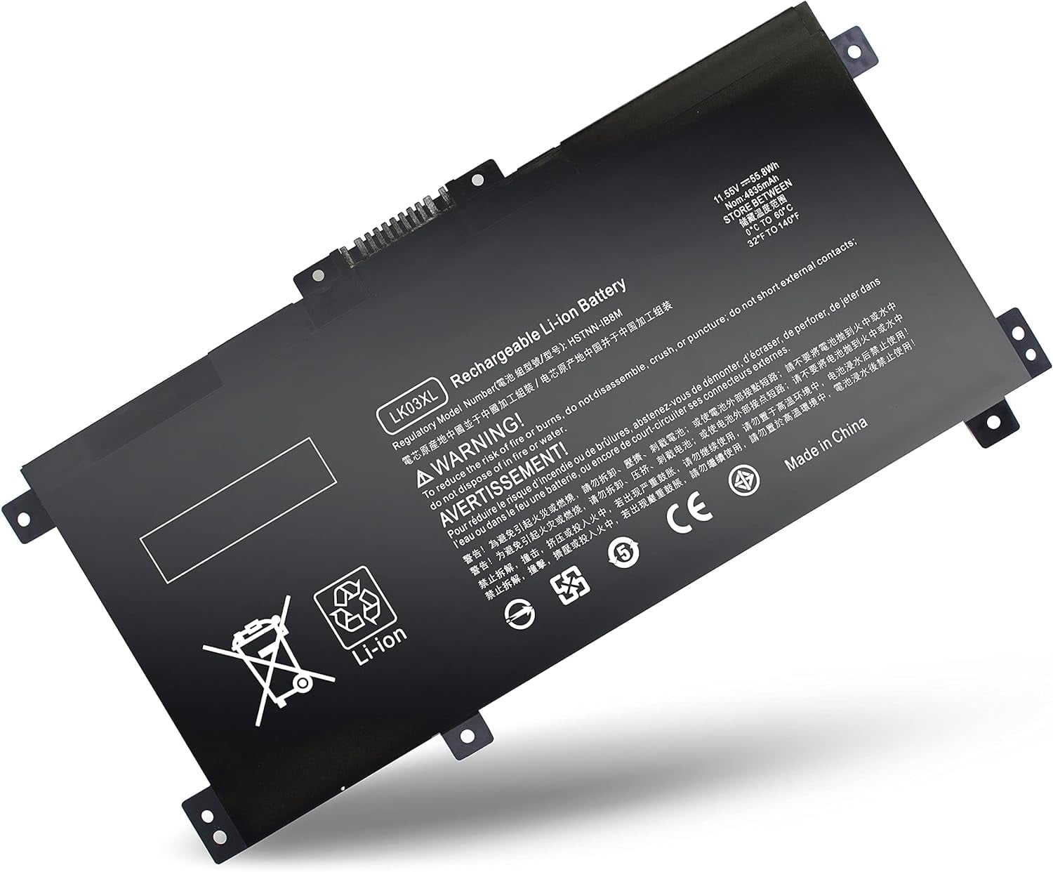 LK03XL Battery Replacement for HP Envy X360 Convertible 15m