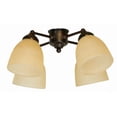 thumbnail image 1 of LK400-OB-LED-Craftmade Lighting-Accessory - 36W 4 LED Universal Fan Light Kit-19.25 Inches Wide-Oiled Bronze Finish, 1 of 1