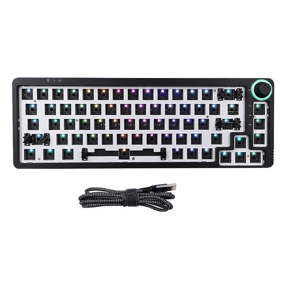 LK67/KF068 Hot Swap Mechanical Keyboard Kit Single Modes 3/5 Pin Switches