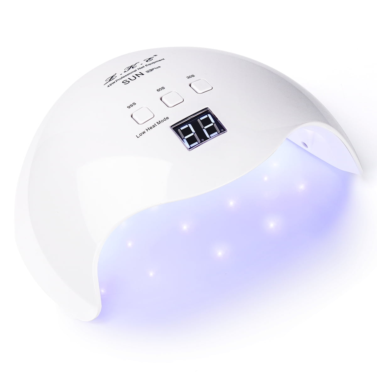 LKE Nail Dryer, Classic UV Lamp for Nails 3 Timers and Auto Sensor 48W