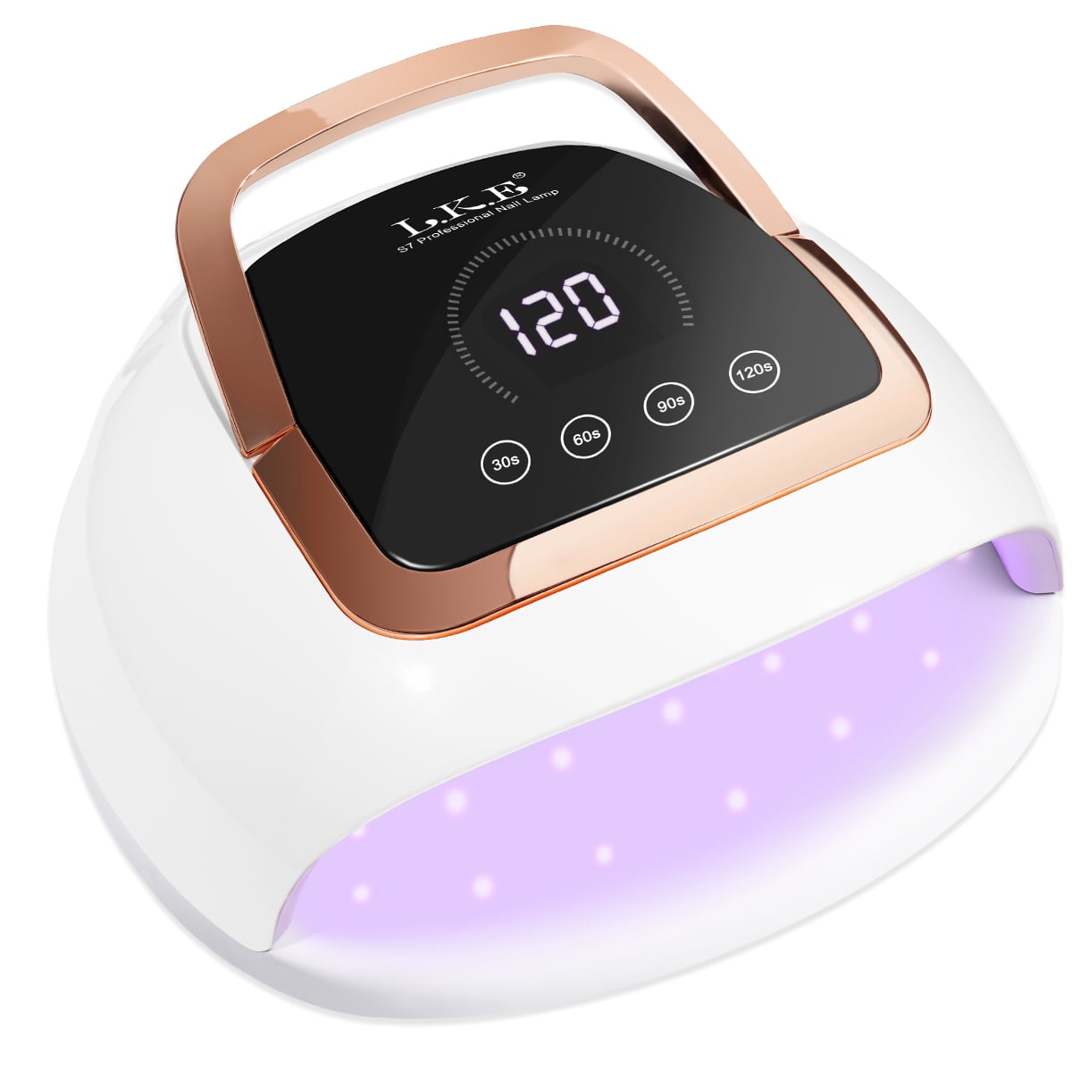 LKEnail Upgrade UV Nail Lamp, 2025 New Nail Dryer 268W Professional UV Light for Nails Cure All Gel Nail Polish Gifts for Girlfriends Manicure Machine