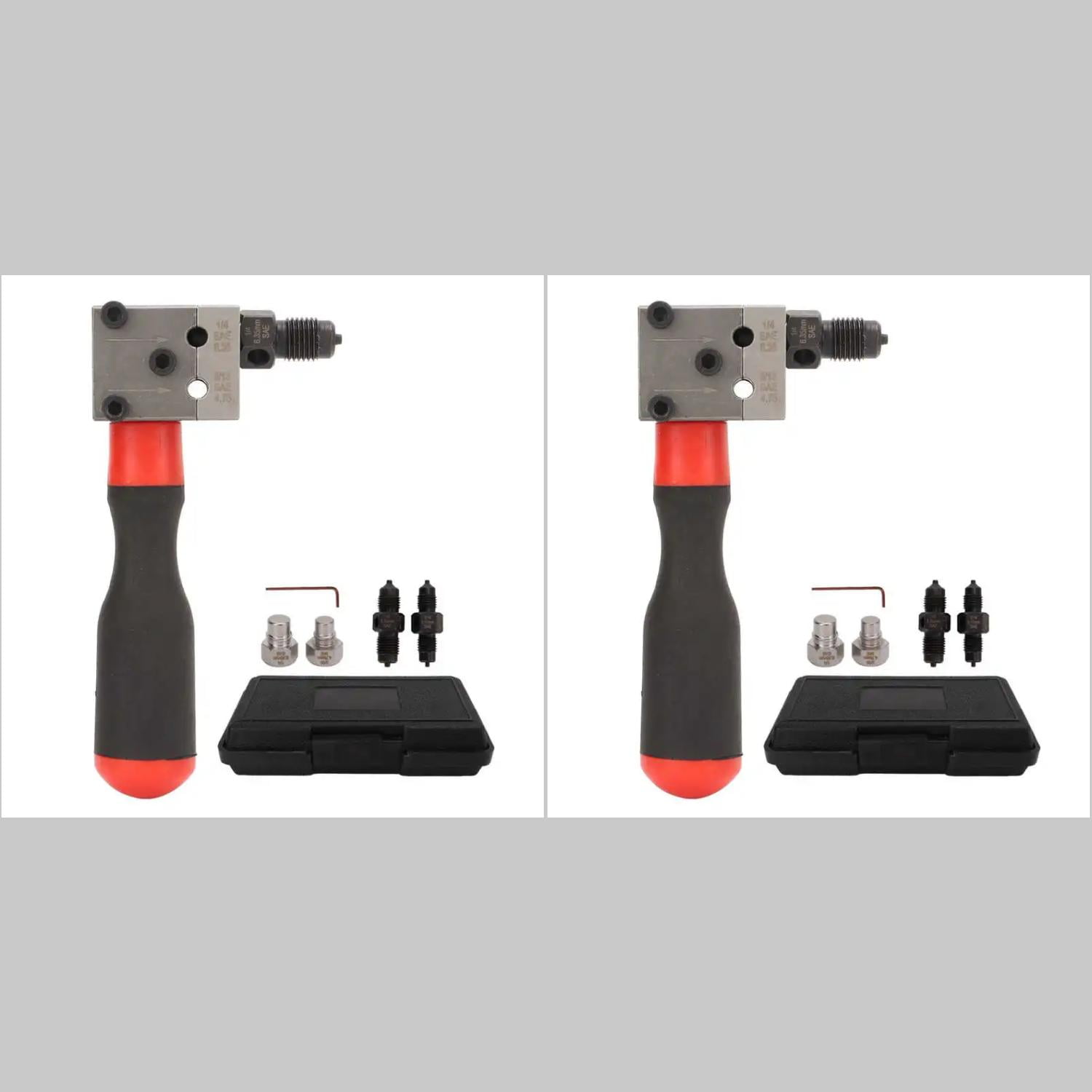 Tbest Attrezzo Per Svasatura Tubi Freni | Doppia E Singola Svasatura Per Tubi In Rame 3/16" E 1/4" - Foto 8