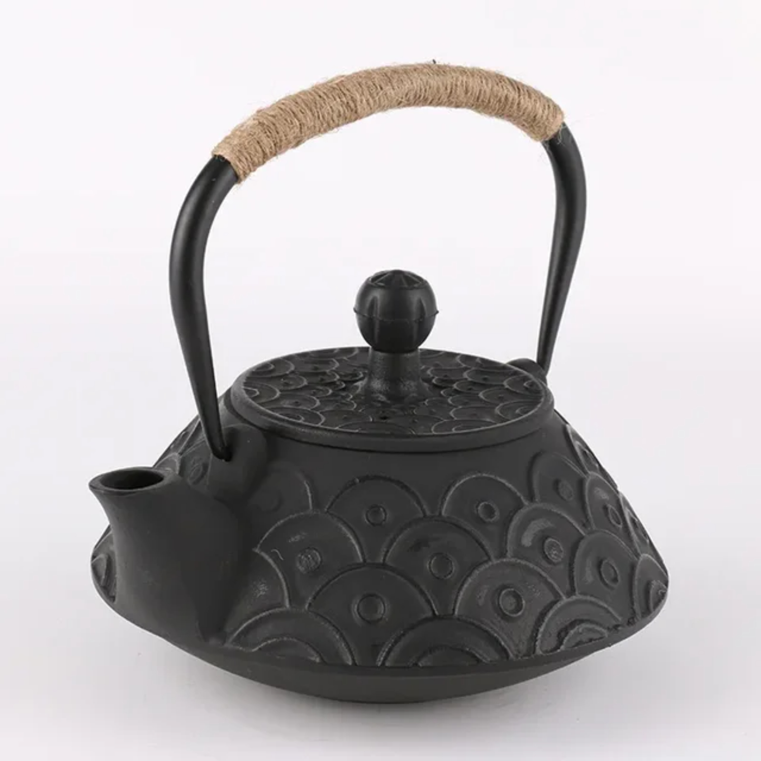 LKENANZH Enamel 900ml Kung Fu Infusers Cast Iron Teapot Set Premium