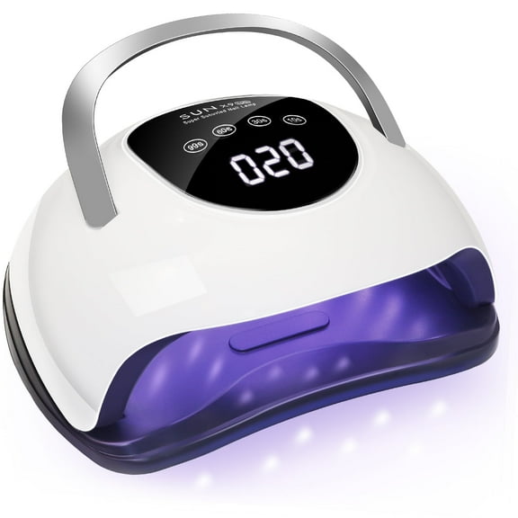 LKEnail UV Nail Lamp 220W Nail Dryer 4 Timers Smart UV Light for Nails Suitable for Hands and Toes Gifts for Girlfriends Manicure Machine