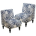 thumbnail image 1 of LKJYER Armless Accent Chair Cover Stretch Spandex Slipper Chair Covers Removable Non-Slip Silp Cover for Accent Chairs Without Arms for Living Room Hotel, 1 of 7