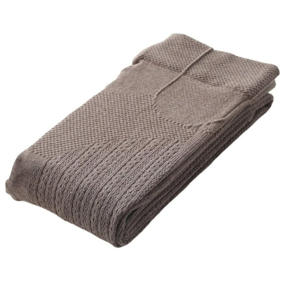 LKJYER Cable Knit Tights Women Snag-Proof Twisted Sweater Tights with Vertical Stripes Flattering Fit Knit Tights