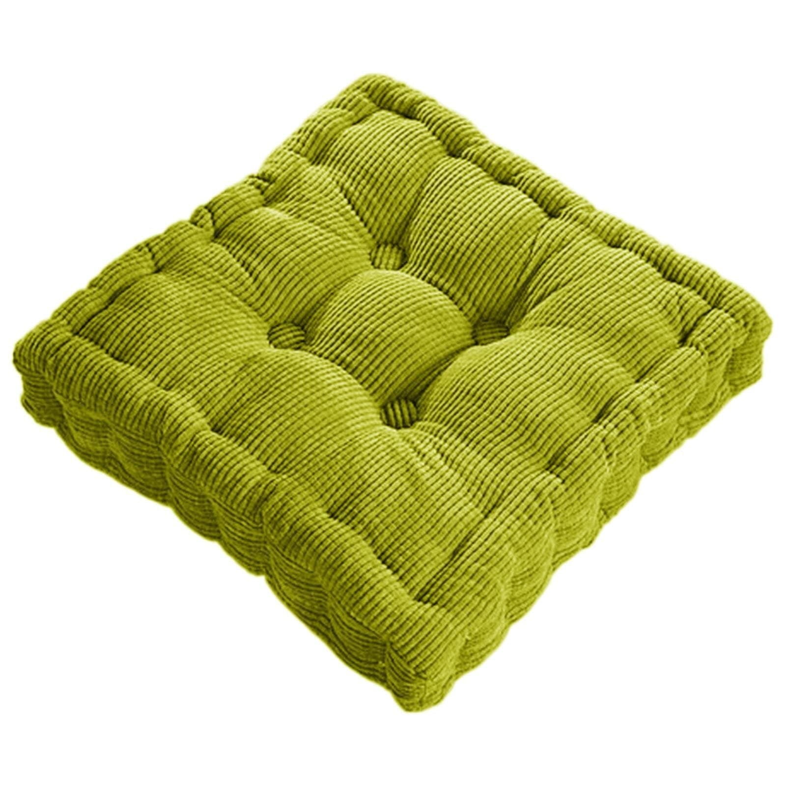 LKJYER Chair Cushion for Dining Chairs Square Square Thick Soft Seat Cushions Non Slip Machine Washable Kitchen Chair Pads Outdoor Garden Bistros Stool Patio Furniture 15 Inch