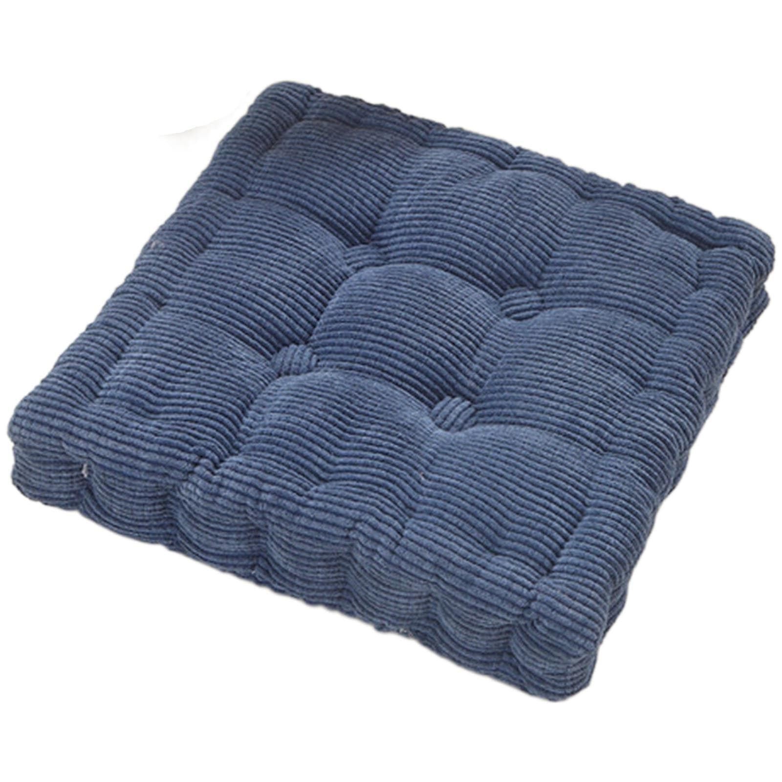 LKJYER Chair Cushion for Dining Chairs Square Square Thick Soft Seat Cushions Non Slip Machine Washable Kitchen Chair Pads Outdoor Garden Bistros Stool Patio Furniture 15 Inch