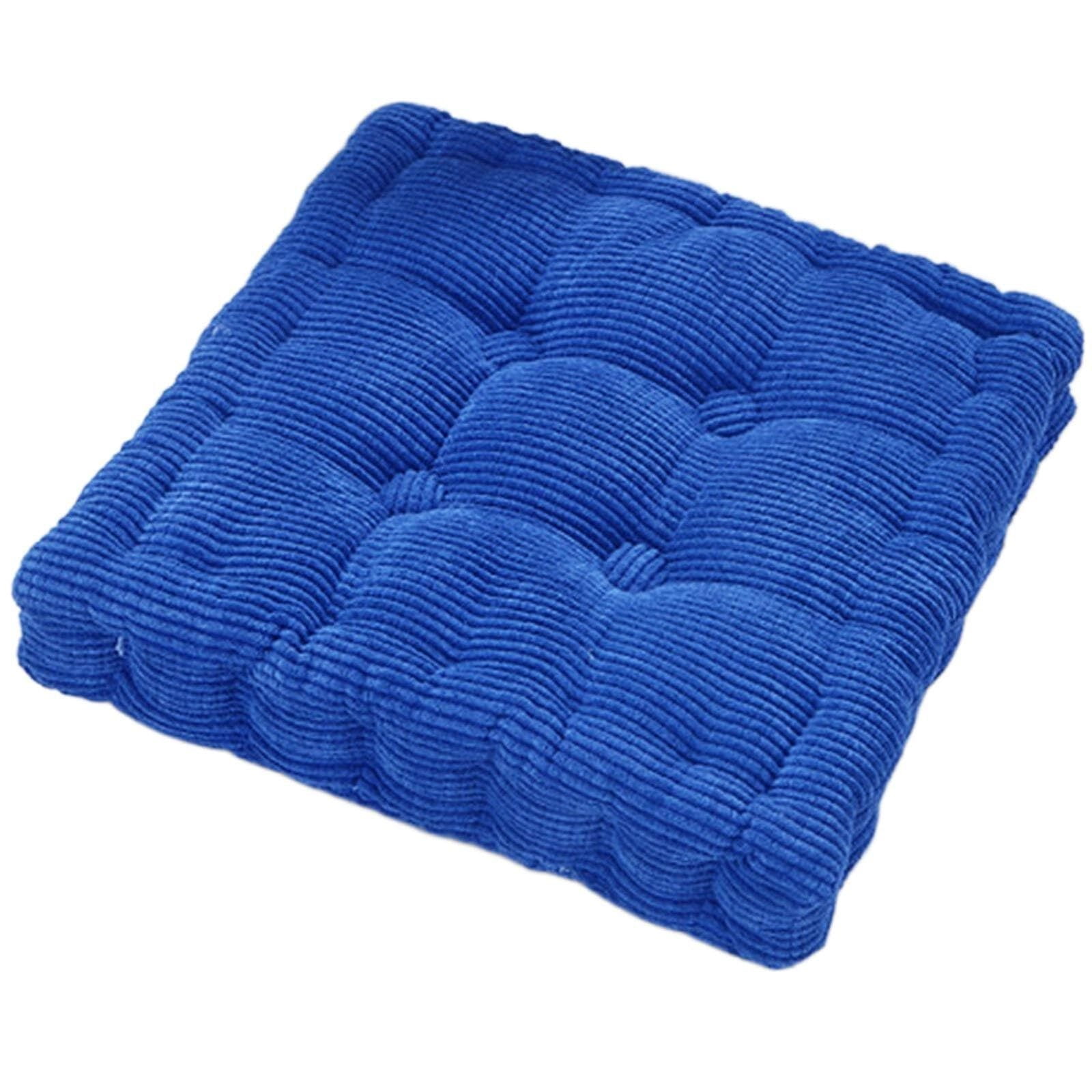 LKJYER Chair Cushion for Dining Chairs Square Square Thick Soft Seat Cushions Non Slip Machine Washable Kitchen Chair Pads Outdoor Garden Bistros Stool Patio Furniture 15 Inch