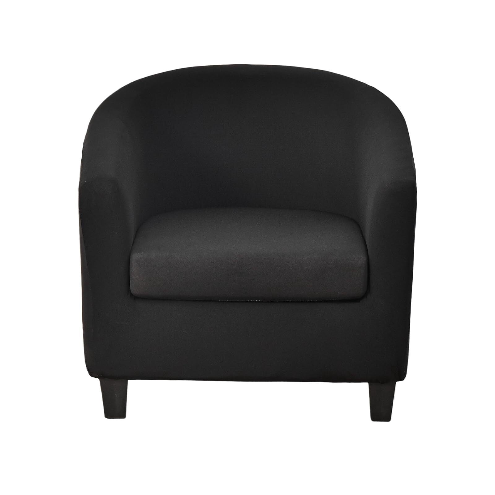 LKJYER Club Chair Slipcover 2 Piece Tub Chair Slipcover Stretch Barrel Chair Covers Printed Armchair Covers Removable Sofa Cover Couch Furniture Protector Arm Chair Cover for Living Room