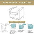 thumbnail image 1 of LKJYER Club Chair Slipcover 2 Piece Tub Chair Slipcover Stretch Barrel Chair Covers Printed Armchair Covers Removable Sofa Cover Couch Furniture Protector Arm Chair Cover for Living Room, 1 of 5