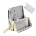thumbnail image 1 of LKJYER Makeup Bag, Parallel Traveler Make-up Bags Fold Down Oxford Cloth Standing Makeup Bags Standing Makeup Bag with Slots Portable, Waterproof, 1 of 6