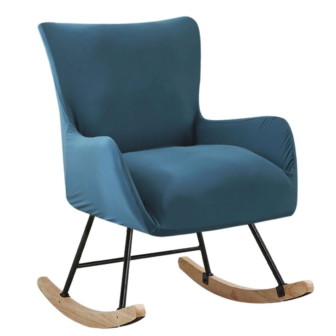 LKJYER Nursery Rocking Chair Cover Stretchable Glider Chairs Cover ...