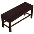 thumbnail image 1 of LKJYER Plaid Upholstered Bench Slipcover, Stretch Dining Room Bench Covers Elastic Bench Seat Protector Dining Bench Cover Removable Washable for Living Room, 1 of 7
