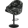 thumbnail image 1 of LKJYER Set of 1/2/4 Bar Stool Covers with Back  Stretchable Counter Height Slipcovers for Swivel Barstools, Pub Chairs, and Kitchen Island Stools  Easy to Clean, 1 of 7