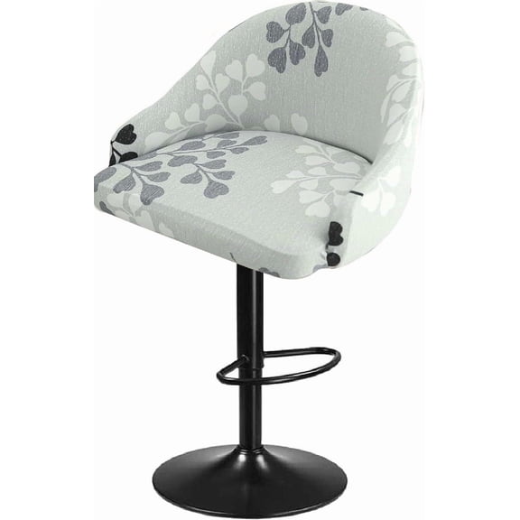 LKJYER Set of 1/2/4 Bar Stool Covers with Back Stretchable Counter Height Slipcovers for Swivel Barstools, Pub Chairs, and Kitchen Island Stools Easy to Clean