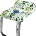 thumbnail image 1 of LKJYER Square Bar Stool Chair Slipcovers with Elastic Bottom Set of 4/2/1, Swivel Slip Covers for Counter Height Chair Covers Machine Washable Removable, 1 of 7