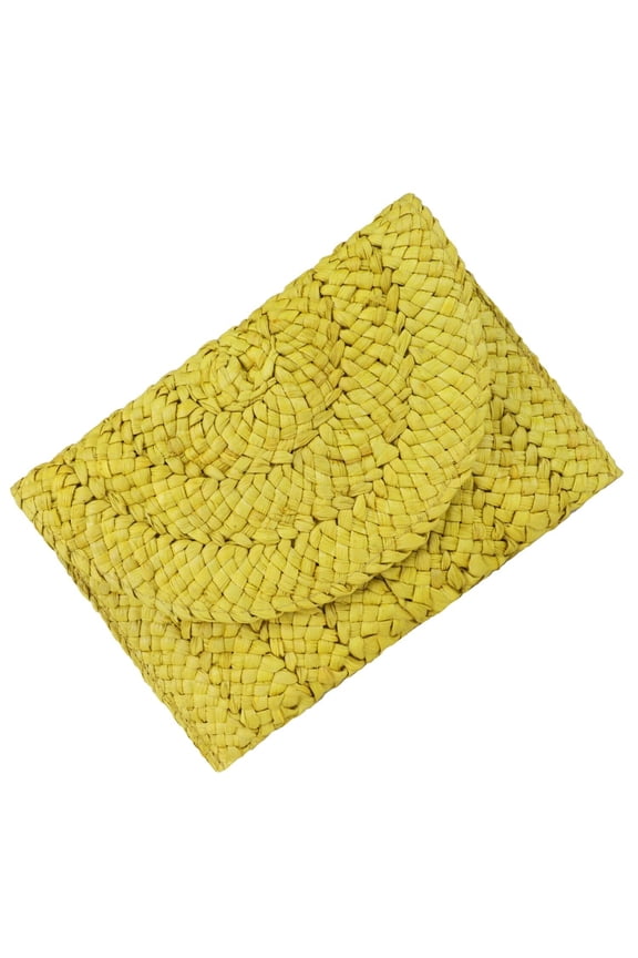 Straw Clutch Bag for Women Envelope Woven Clutch Handbag Summer Beach Purse