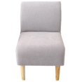 thumbnail image 1 of LKJYER Stretch Armless Accent Chair Cover, Soft Armless Chair Slipcover Spandex Washable Armless Slipper Chair Slipcover with Elastic Bottom for Living Room, 1 of 7