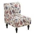 thumbnail image 1 of LKJYER Stretch Armless Accent Chair Covers, Spandex Armless Accent Chair Slipcovers Printed Soft Armless Chair Slipcovers with Elastic Bottom Non Slip Armchair Covers for Living Room, 1 of 7