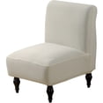 thumbnail image 1 of LKJYER Stretch Armless Chair Slipcovers, Furniture Protector Covers Spandex Accent Chair Covers Elastic Armless Accent Chair Slipcovers Removable Washable for Living Room Bedroom, 1 of 7