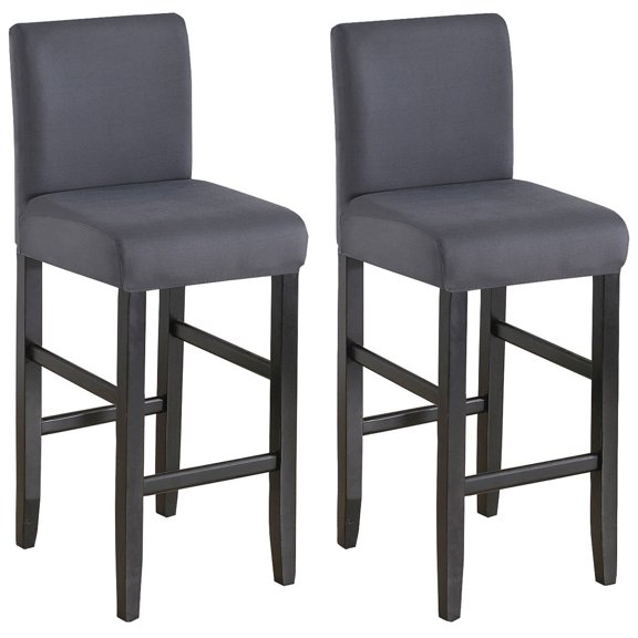 LKJYER Stretch Bar Stool Covers, Soft Barstool Slipcover Elastic Spandex Furniture Chair Seat Cover with Elastic Bottom Dining Chair Covers Machine Washable for Living Room